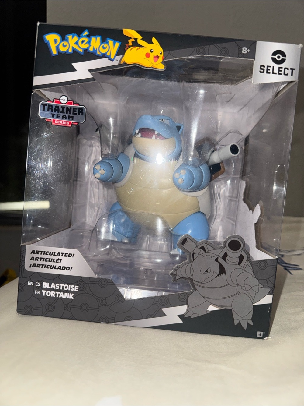 Select Trainer Team Blastoise Action Figure - Blue